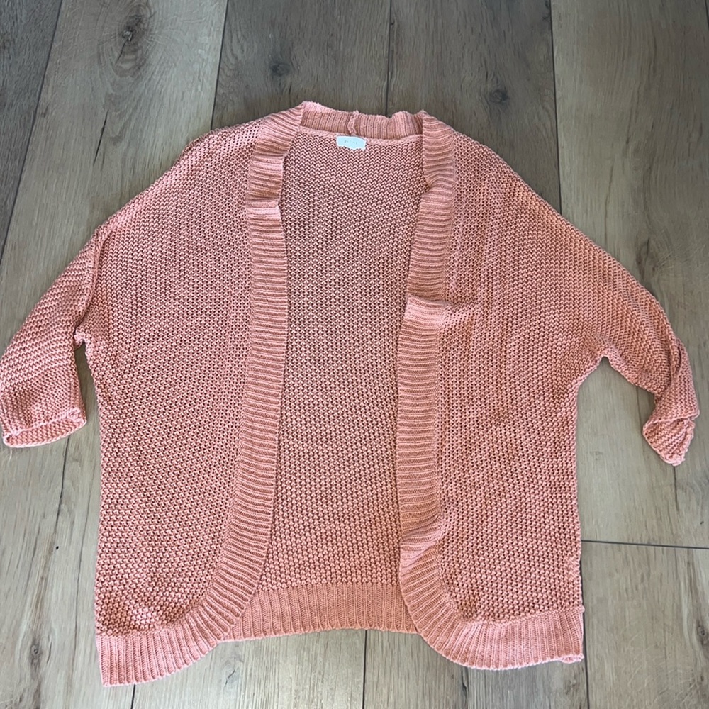 Crochet shawl sweater